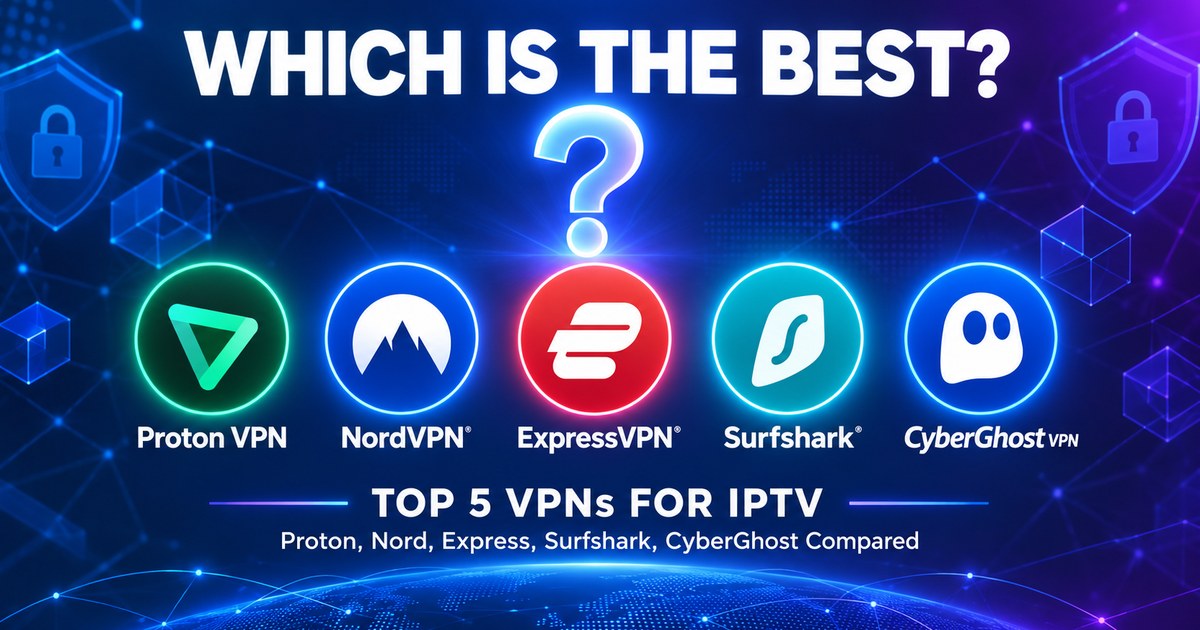 Best VPN for IPTV in 2026: Complete Guide & Top 5 Recommendations