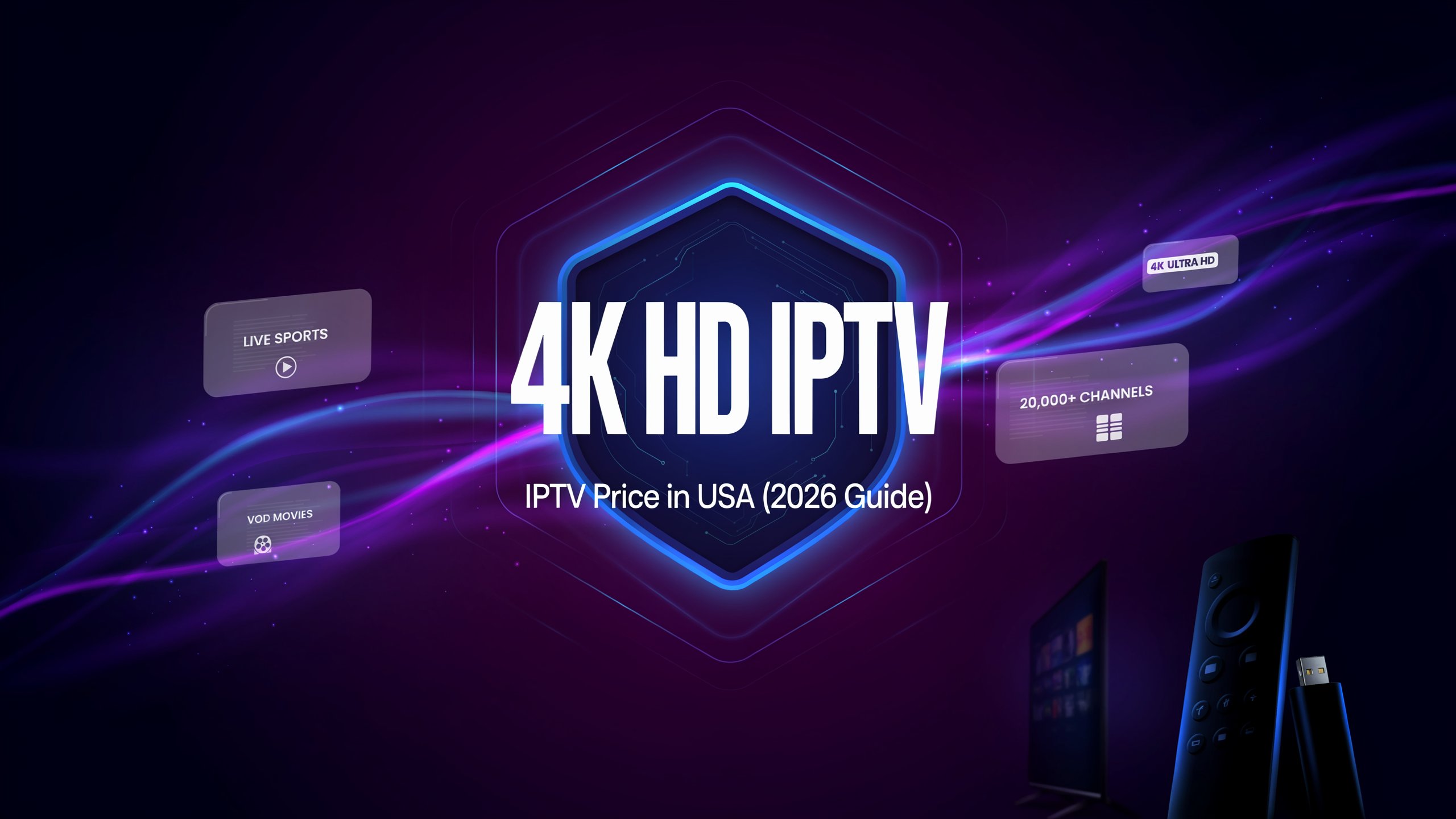 IPTV Price in USA (2026 Guide) | 4K HD IPTV